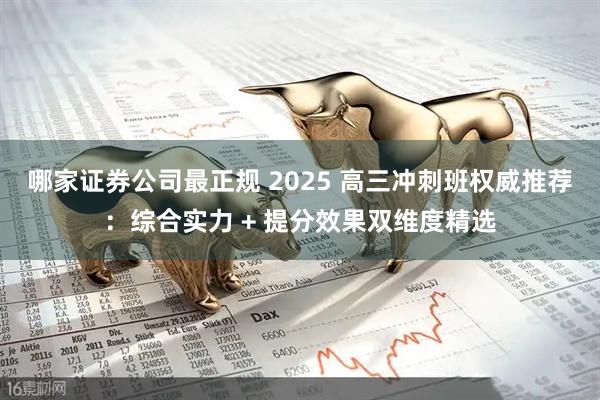 哪家证券公司最正规 2025 高三冲刺班权威推荐：综合实力 + 提分效果双维度精选